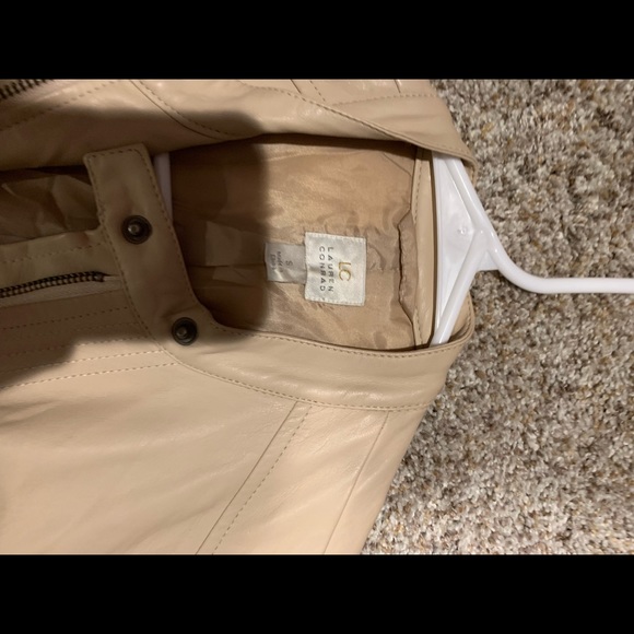 Lauren Conrad cropped leather jacket - Picture 2 of 2